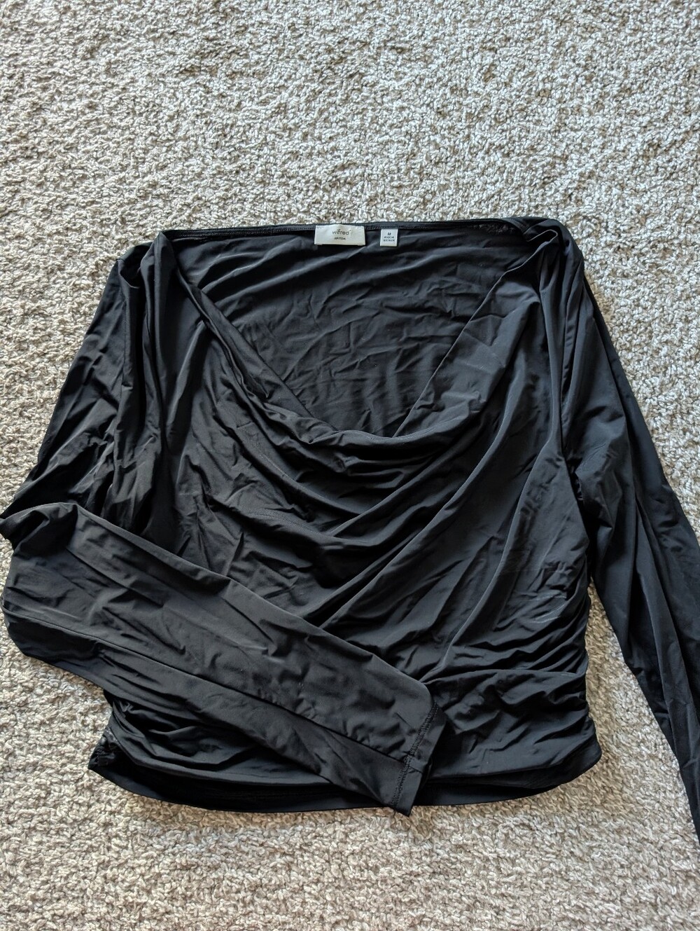 Wilfred Cowl Neck 3/4 Top